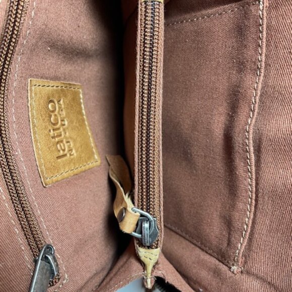 Latico Leather Lucy Cognac Crossbody Great Condition - Picture 4 of 6